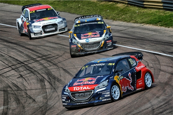 A second consecutive podium  finish for the PEUGEOT 208 WRX  at Lydden Hill