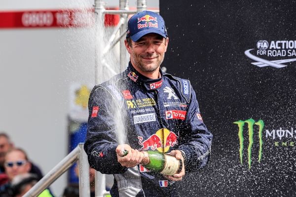Sébastien LOEB earns handsome  second place in the PEUGEOT  208 WRX