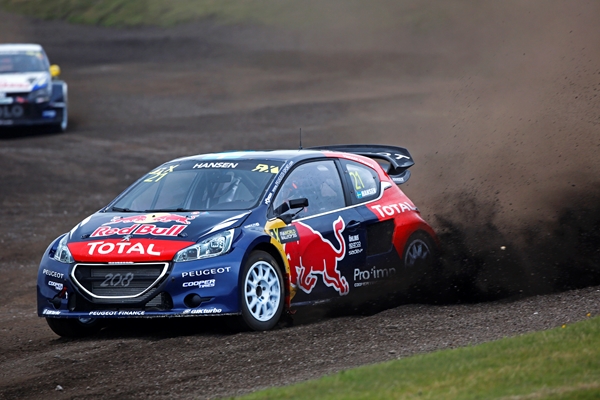 WorldRX action resumes for the PEUGEOT 208 WRX at Estering