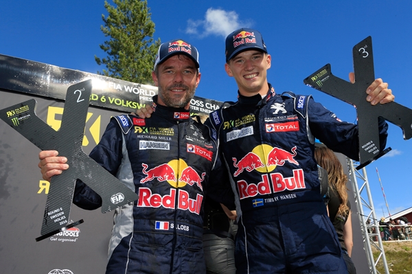 The Peugeot 208 WRXs stage Swedish show en route to 2nd and 3rd places in the World RX order, plus the EURO RX win